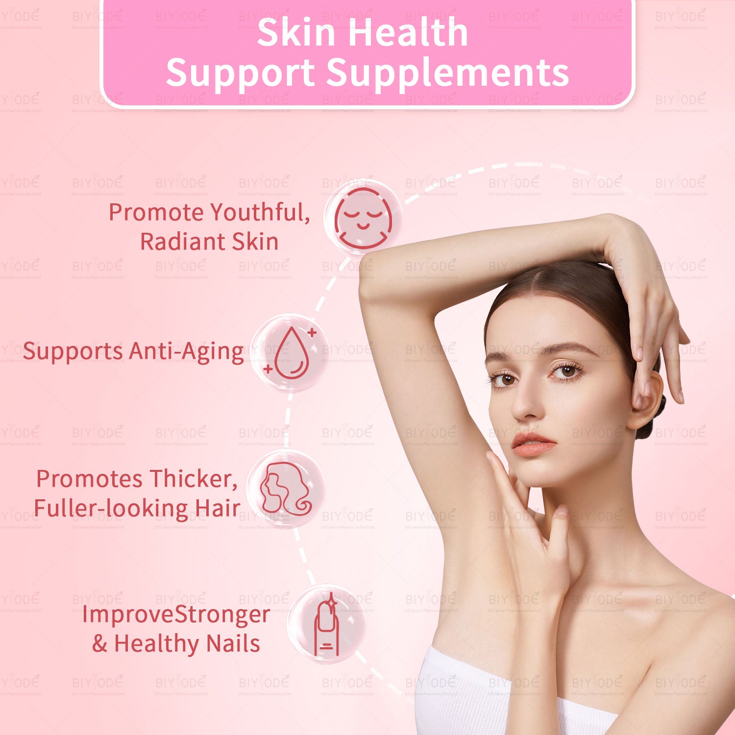 Collagen & Vitamin C Fruit Pectin Gummies Organic Multivitamin Supplement