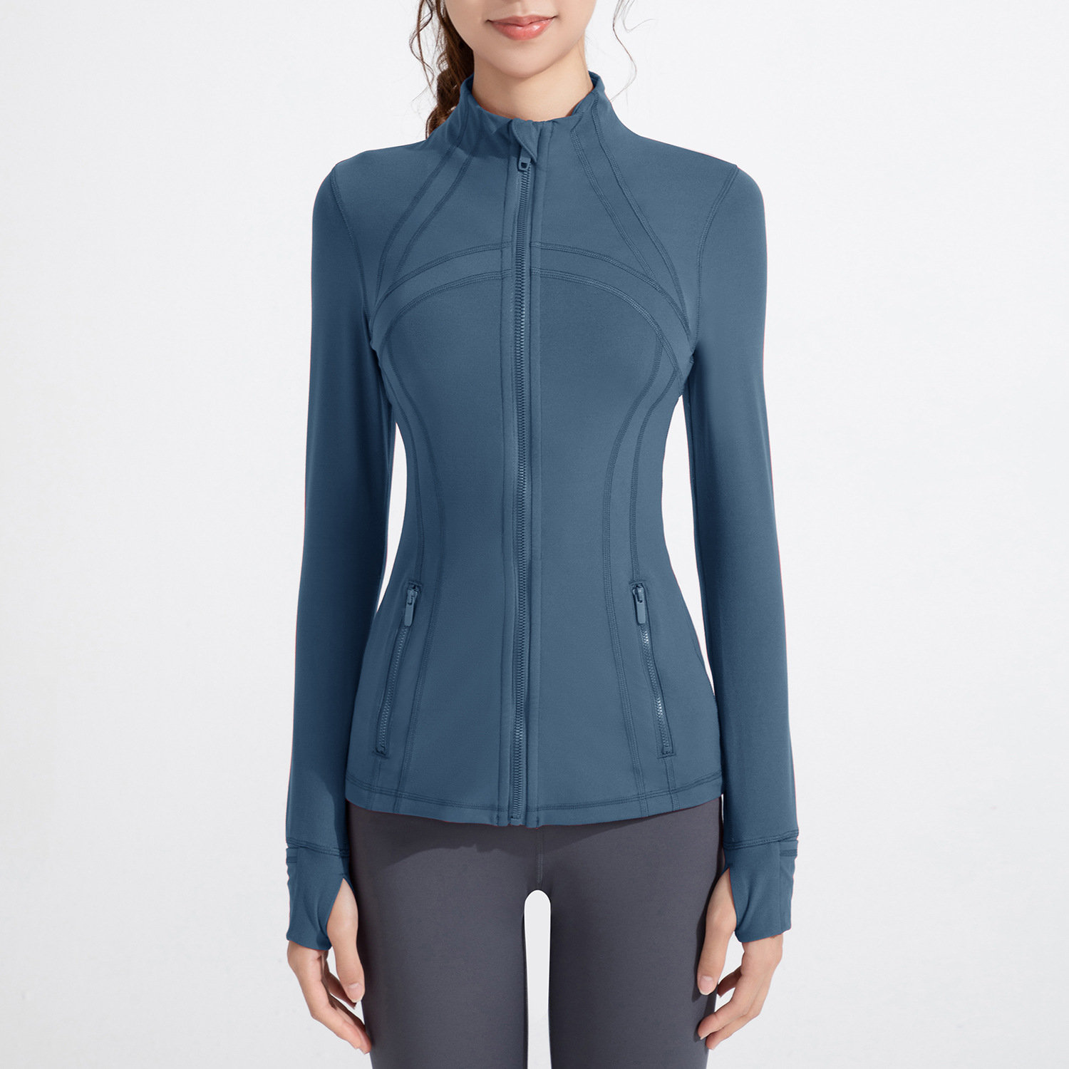 Women's Sports Long Sleeve Zipper Jacket