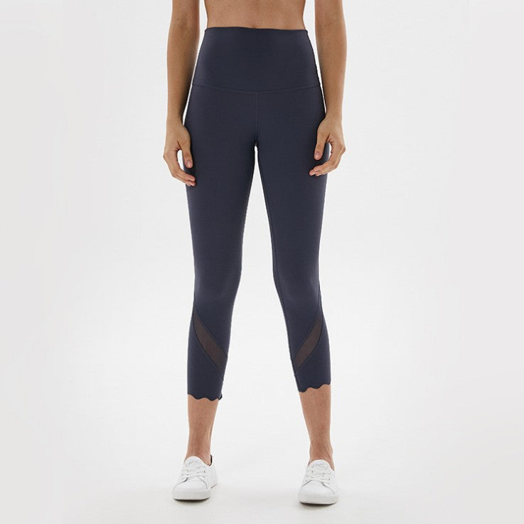 Breathable Cropped Trousers for Women's Sports Wear